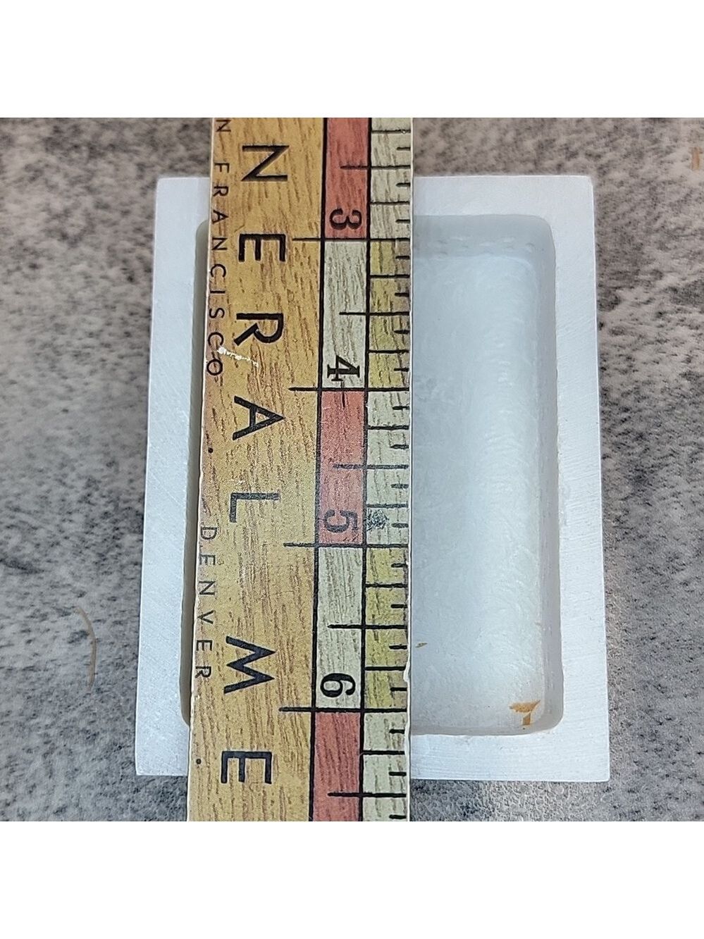Vintage Soapstone Menorah mother of pearl inlay box - Picture 6 of 6